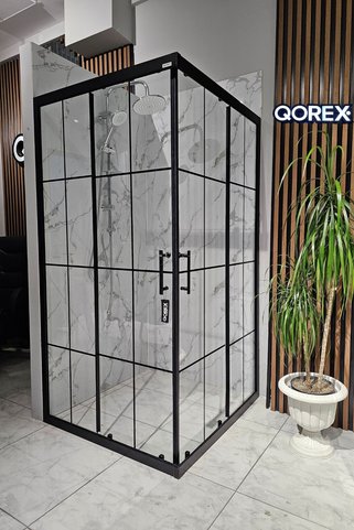 Qorex - - KAROLAJ 6 Mm ( BOYA ÇIKMAZ ) Temper Cam Duşakabin H:190 Özel Seri Aksesuar