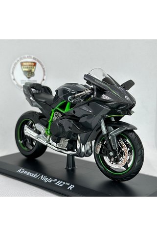 Maisto Diecast Kawasaki Ninja H2R 1:12 Diecast Motosiklet Model – Lisanslı Metal Maket & Koleksiyon (Siyah)