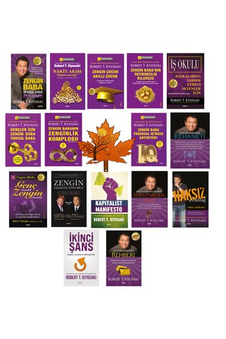 Alfa Yayınları Robert T. Kiyosaki - Zengin Baba Yoksul Baba -tüm kitapları- nakit akışı - zengin çocuk akıllı çocuk