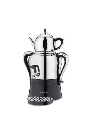 KORKMAZ A842 Çaykolik 2 Semaver Inox Krom