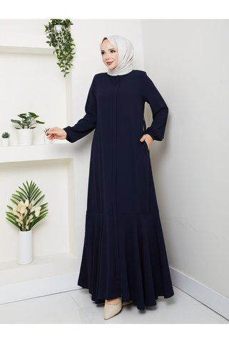 Mor Menekşe Belçim Model Ferace