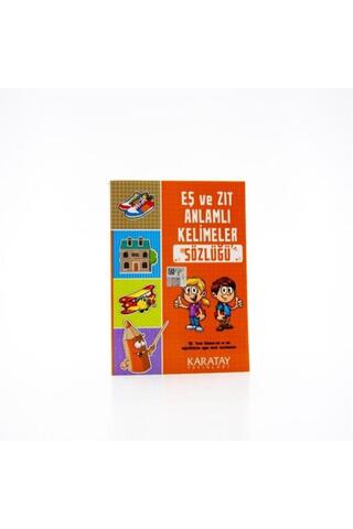 gnsstore Karatay Eş ve Zıt Anlamlı Kelimeler Karton Kapak