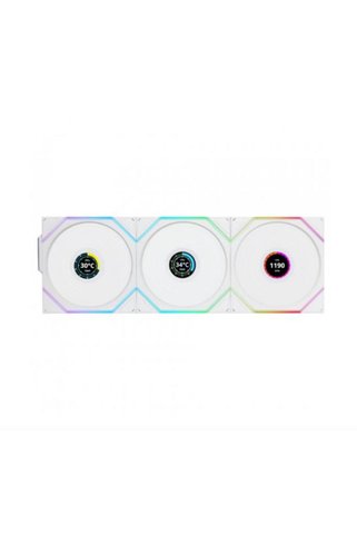 Lian Li UNI FAN TL WIRELESS LCD 3x120mm Beyaz Kasa Fanı