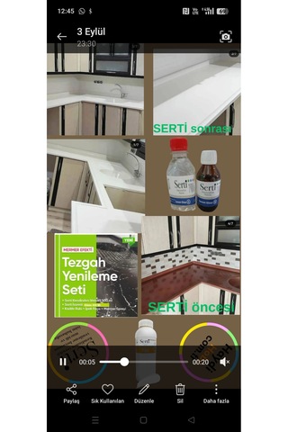 Serti Hobby Paint Tezgah Yenileme Boya Seti Beyaz