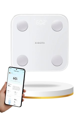Xiaomi Akıllı Baskül/ Yağ Ölçer/ 15 Farklı Ölçüm Modu/ Yeni Model S400/ Türkiye Garantili