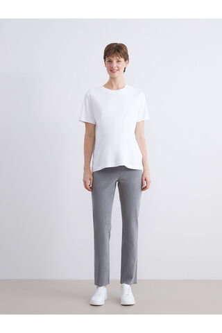 LC Waikiki Freezen Store'dan I Karın Panelli Straight Fit Hamile Jean Pantolon