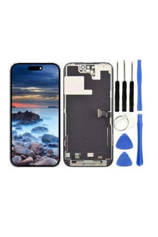 Genos İphone 14 Pro Max Uyumlu Lcd Dokunmatik Ekran + Tamir Seti