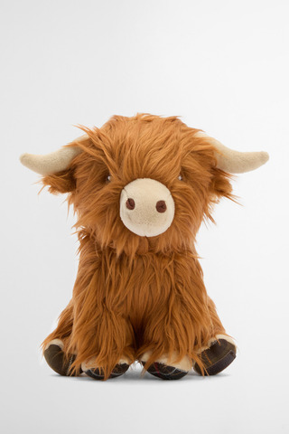 Barbour Dog Highland Cow Köpek Oyuncağı BR11 Brown Classic