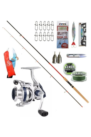 Oslo Okuma Aria-C4000a 270cm 10-35gr Remixon Red Zoom Karbon Spin Olta Takımı Seti