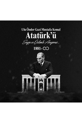 PROMISEBACKDROP2 10 Kasım, Ulu Önder Gazi Mustafa Kemal Atatürk Okul Etkinlik Kumaş Fon 150x200