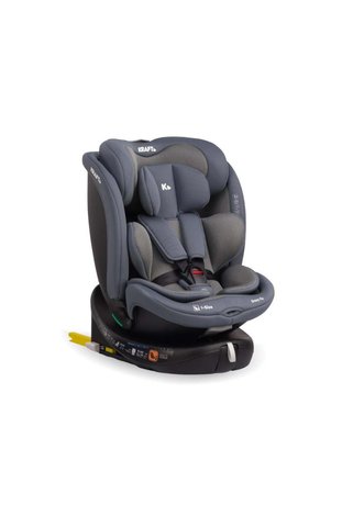 Kraft Grovy Fix i-Size 40-150 cm (0-36 kg) Oto Koltuğu Gri