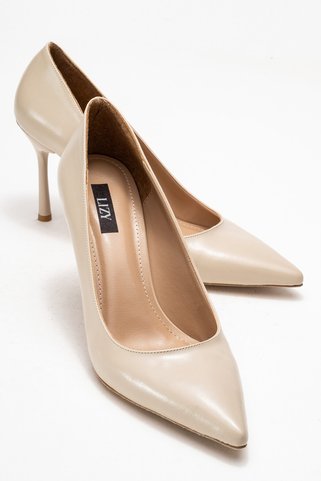 Lizy Shoes Bej - Zarif Detay Kadın Stiletto