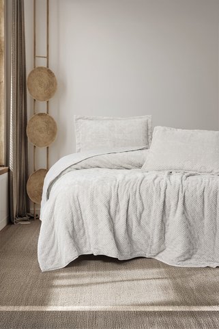 Cotton Box Softnest Çift Kişilik Yatak Örtüsü Boleta Taş