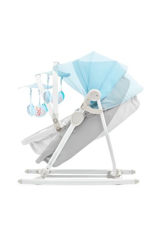 Kinderkraft Unımo Up 5i 1 Arada Ana Kucağı Blue, Sallanan Bebek Koltuğu, Bebek Yatağı, Yenidoğandan