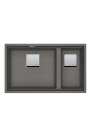 Franke Kubus KNG 120 Stone Grey, Tezgah Altı Evye