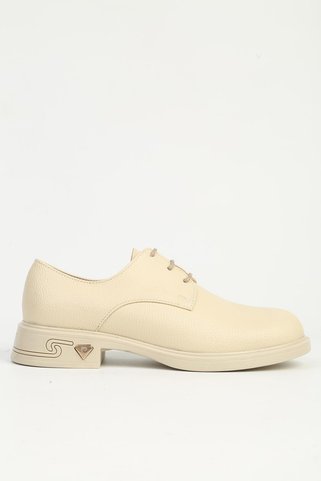 Pierre Cardin Kadın Bej Oxford Ayakkabı PC-55225