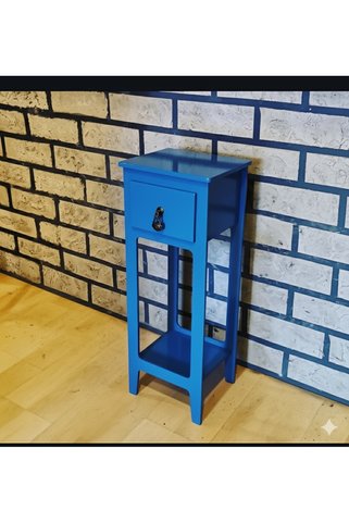 Bypinaryuksel Mini Komodin ,(Mavi )