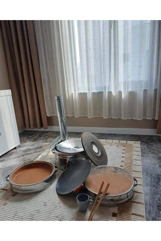 tandırsatış 40 cm çapında türkiyede ilk çift topraklı yeni güveç mangal modelimiz.