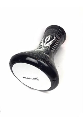 MASTERWORK Darbuka - Mısır Darbuka Siyah - Kılıf Hediyeli