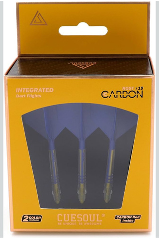 CUESOUL Rost T19 Karbon EntegreDart Şaftı Ve Uçuş Big Wing Formu 3lü Set