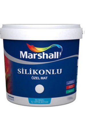 Marshall Kum Beji Silikonlu Özel Mat Iç Cephe Boyası - 7,5 Lt / 10 Kg