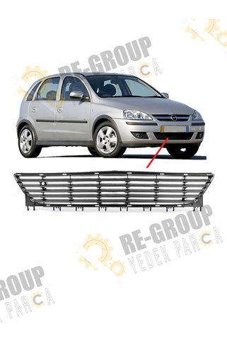 OPEL CORSA C ÖN TAMPON ALT ORTA IZGARA 2004-2006 1400298