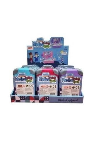 gnsstore MİNİ ÇEKÇEKLİ DOKTOR ÇANTASI 12Lİ