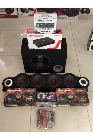 patili tasarım Oto Ses Sistemi Eksiksiz Full Paket
