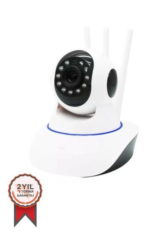 Torima Güvenlik Kamerası Ethernet Girişli 360 Derece 3 Antenli Full Hd Smart Ip Kamera CMR5 Beyaz