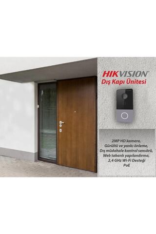 Hikvision Görüntülü IP Villa/Apartman Kapı İstasyonu (Dış Ünite) DS-KV6113-WPE1