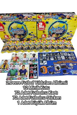 gnsstore FUTBOLUN YILDIZLARI 6 KART + 6 STICKER
