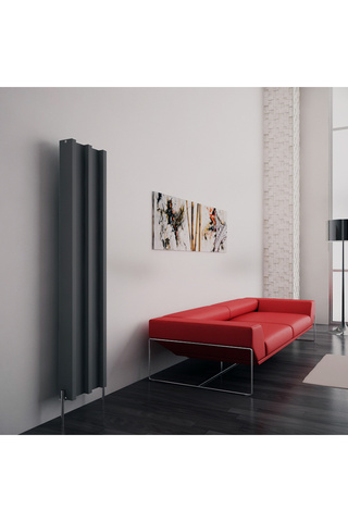 carisa ENVY 1200*0340*07/RAL 9005 KUMLU SİYAH/STD.BAĞL.(İKİ YAN ALT-ÜST ÇAPRAZ)/ALM.RADYATÖR