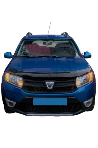 ACK Dizayn DACİA SANDERO 2012-2019 ARACA ÖZEL KAPUT RÜZGARLIĞI A+ PİANOBLACK (4MM)
