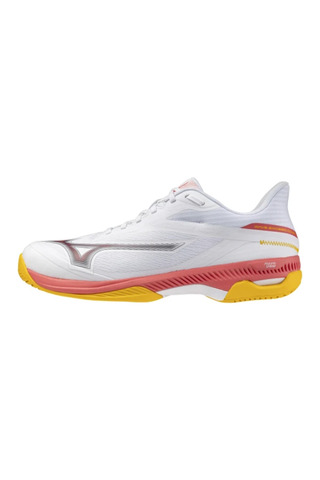 MIZUNO Wave Exceed Court AC Erkek Tenis Ayakkabısı Beyaz / Pembe