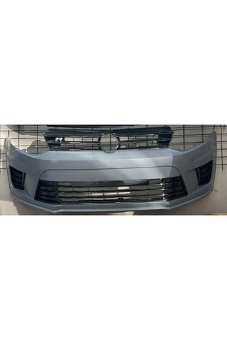 2009 - 2016 POLO WRC SİSSİZ ÖN TAMPON SETİ BOYASIZ ASTARLI ABS PLASTİK İTHAL