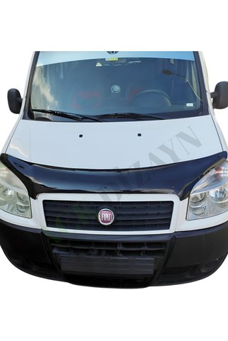 ACK Dizayn FİAT DOBLO 2006-2010 ARACA ÖZEL KAPUT RÜZGARLIĞI A+ PİANOBLACK (4MM)