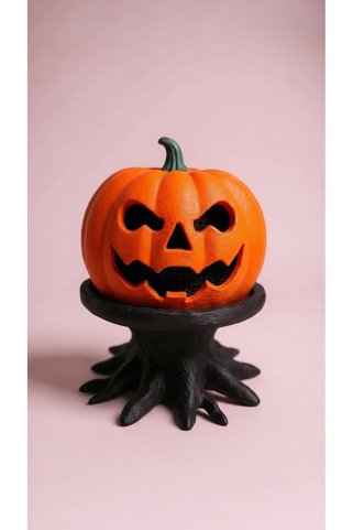 BKShape Hallows Carve – LED Işıklı Cadılar Bayramı Balkabağı Lamba
