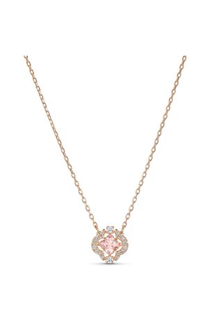 Swarovski 5514488 Kolye Sparkling Dc-Necklace Cl Czmo-Ros