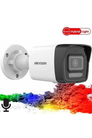 Hikvision DS-2CD1023G2-LIUF 2MP 2.8mm Smart Hybrid Light Bullet Kamera (Sesli)