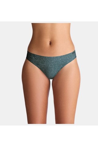 Under Armour Kadın UA Pure Stretch No Show Thong -Print 3'lü Paket İç Giyim 1383894-587