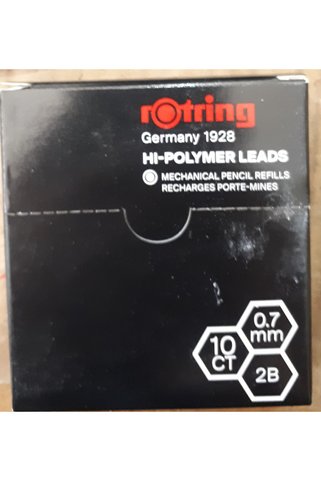 Rotring Versatil Min 0.7 mm 2B  10 Tüplü Kutu (Her tüpte 12 adet uc mevcut) Rotring