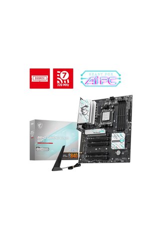 MSI B840 GAMING PLUS WIFI AM5 DDR5 8000(OC)Mhz ATX Gaming (Oyuncu) Anakart
