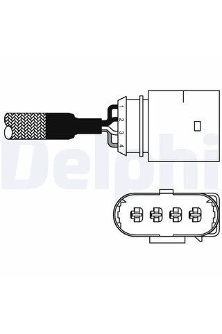 DELPHİ ES1097812B1 Oksijen Sensoru 032906265F 036906265C 06A906265AM