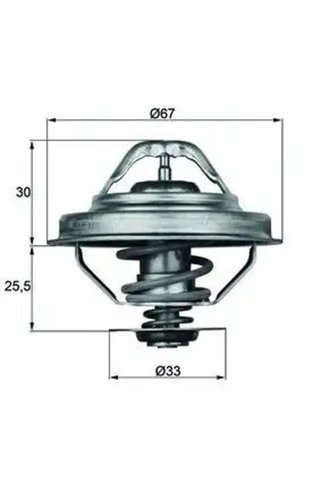 MAHLE TX2892D Termostat 11232241628 11531468057 11531712043