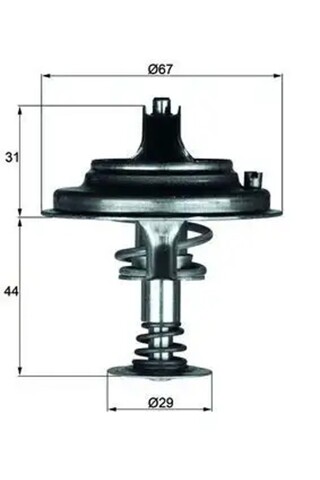 MAHLE TX2680D Termostat A0042033975 A0042034075 A1162000315