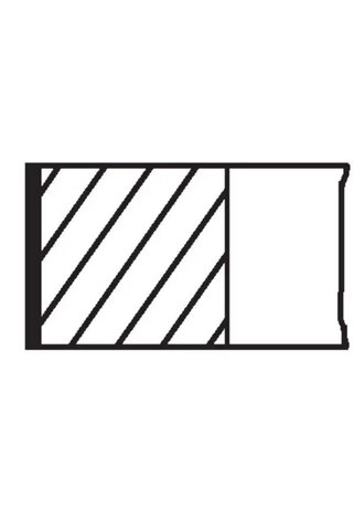 MAHLE 02808N2 Segman Olcu: 0.50