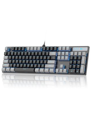 MageGee MK-STORM 104 Tuş Red Switch Kablolu Türkçe Q Gri-Siyah Gaming Klavye