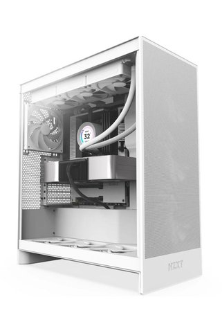 Nzxt H Series H7 Flow (2024) CM-H72FW-01 Beyaz Mid Tower Gaming (Oyuncu) Kasa