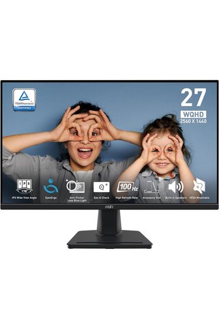 MSI Pro MP275Q 27″ 2560x1440 1ms 100Hz IPS WQHD Adaptive-Sync Monitör