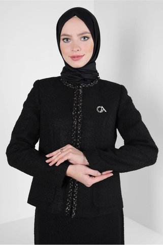 Alvina BROŞ DETAYLI ETEKLİ TÜVİT TAKIM 30403